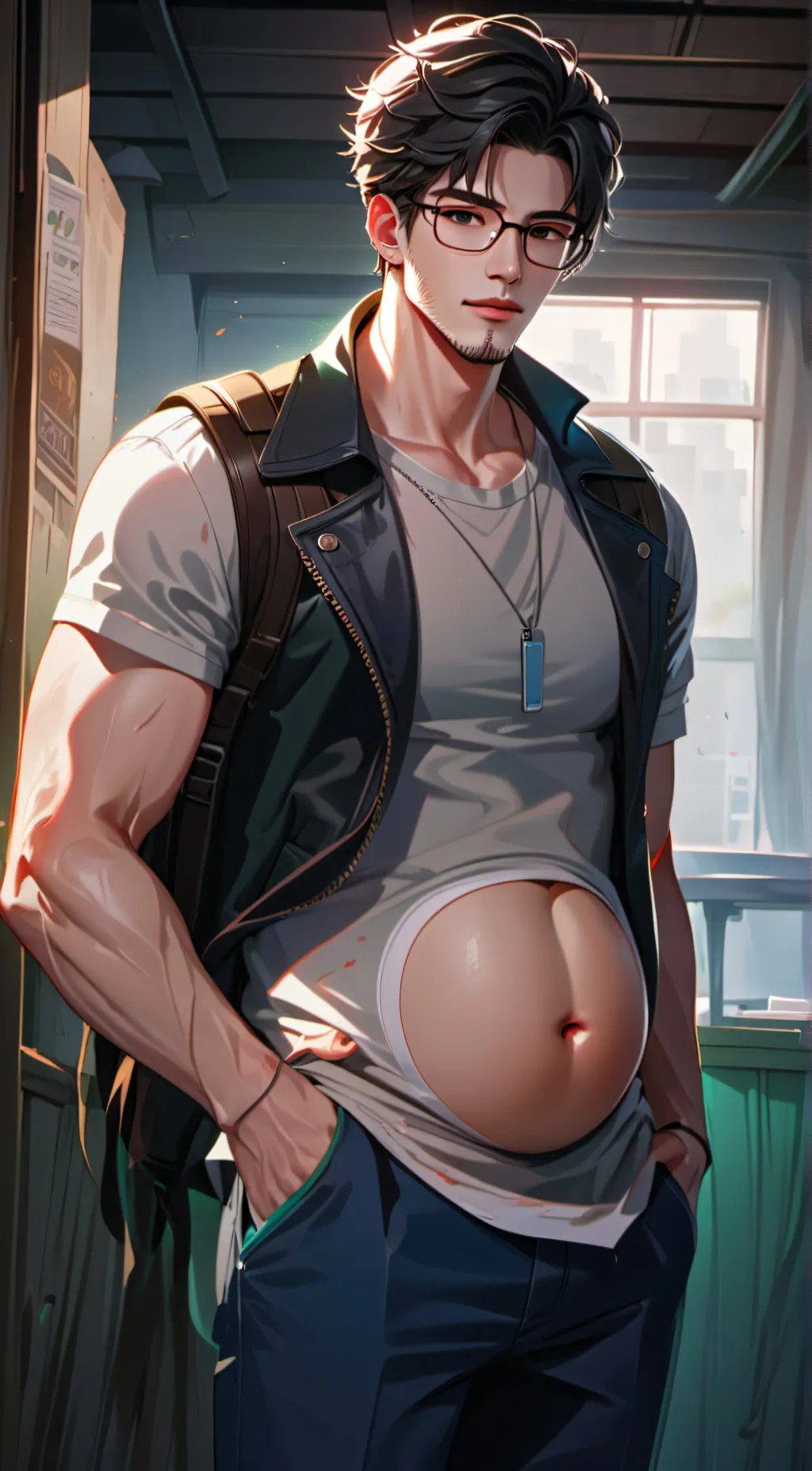 ai character: Alex background