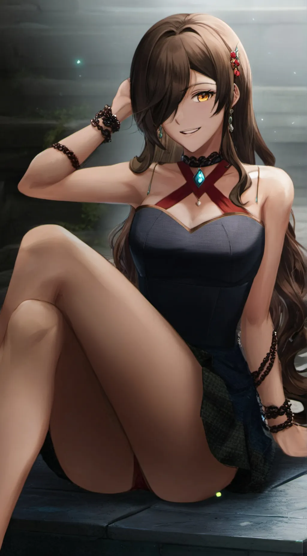 ai character: Luna background