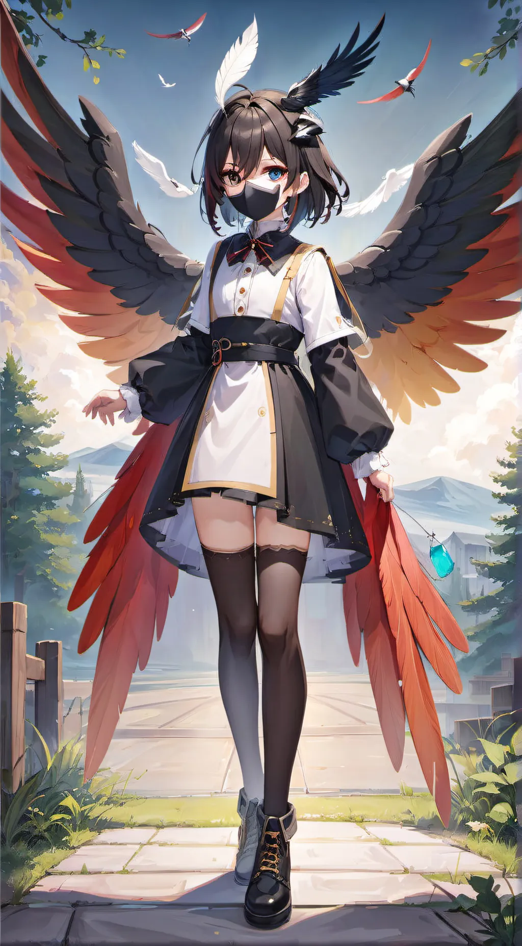 ai character: feefee background