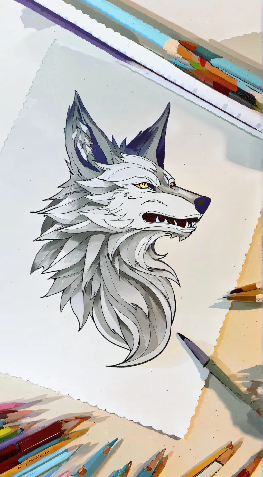 ai character: Serena background