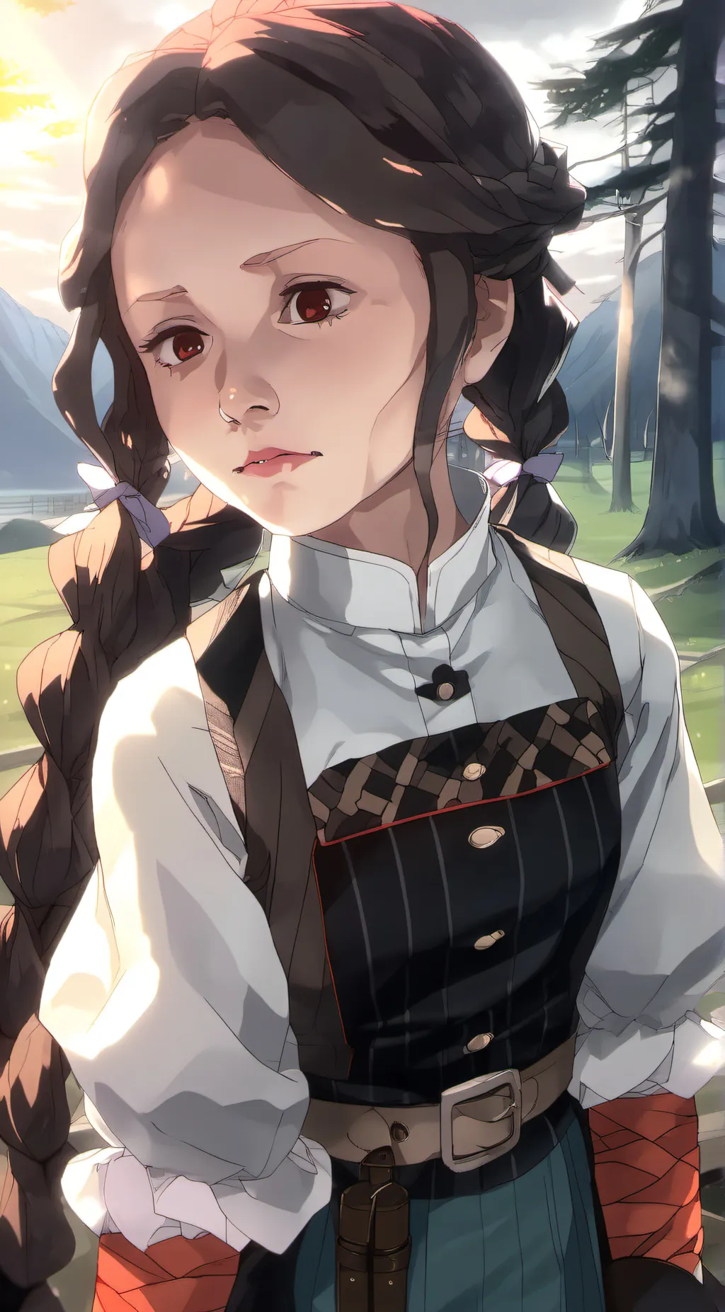 ai character: Lillie  background