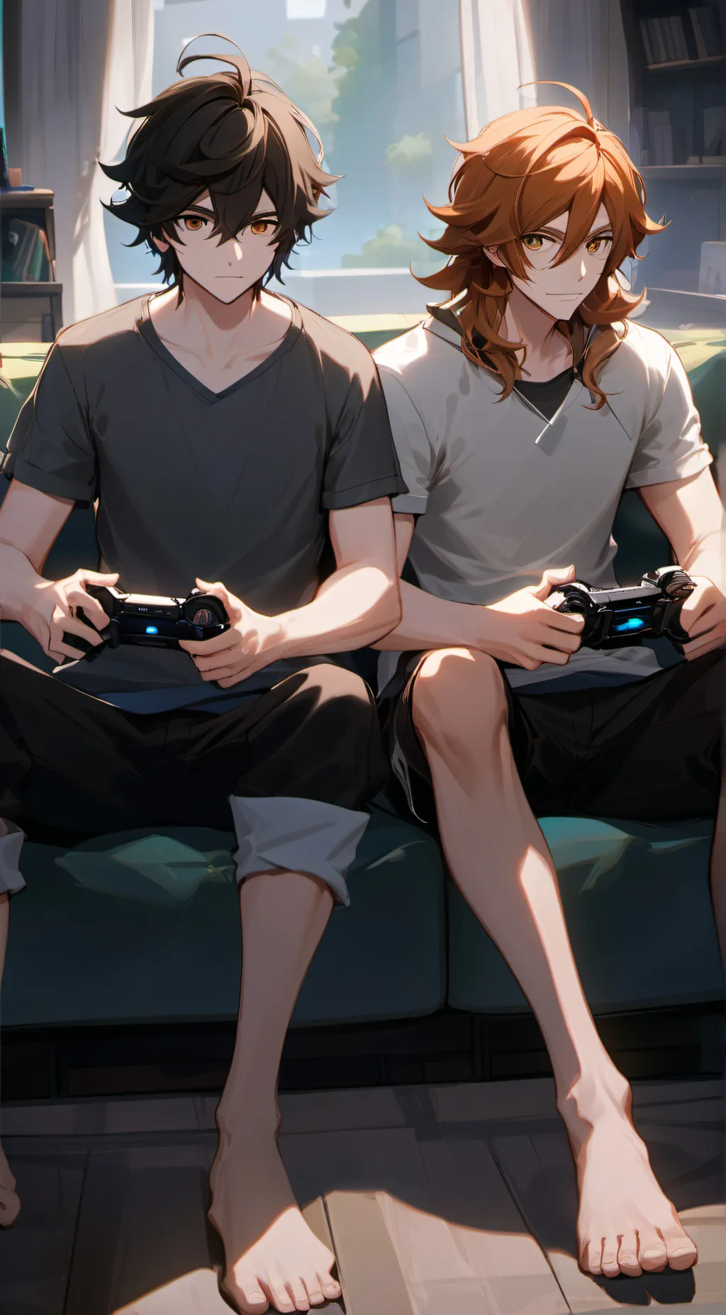 ai character: Thomas and Chase background