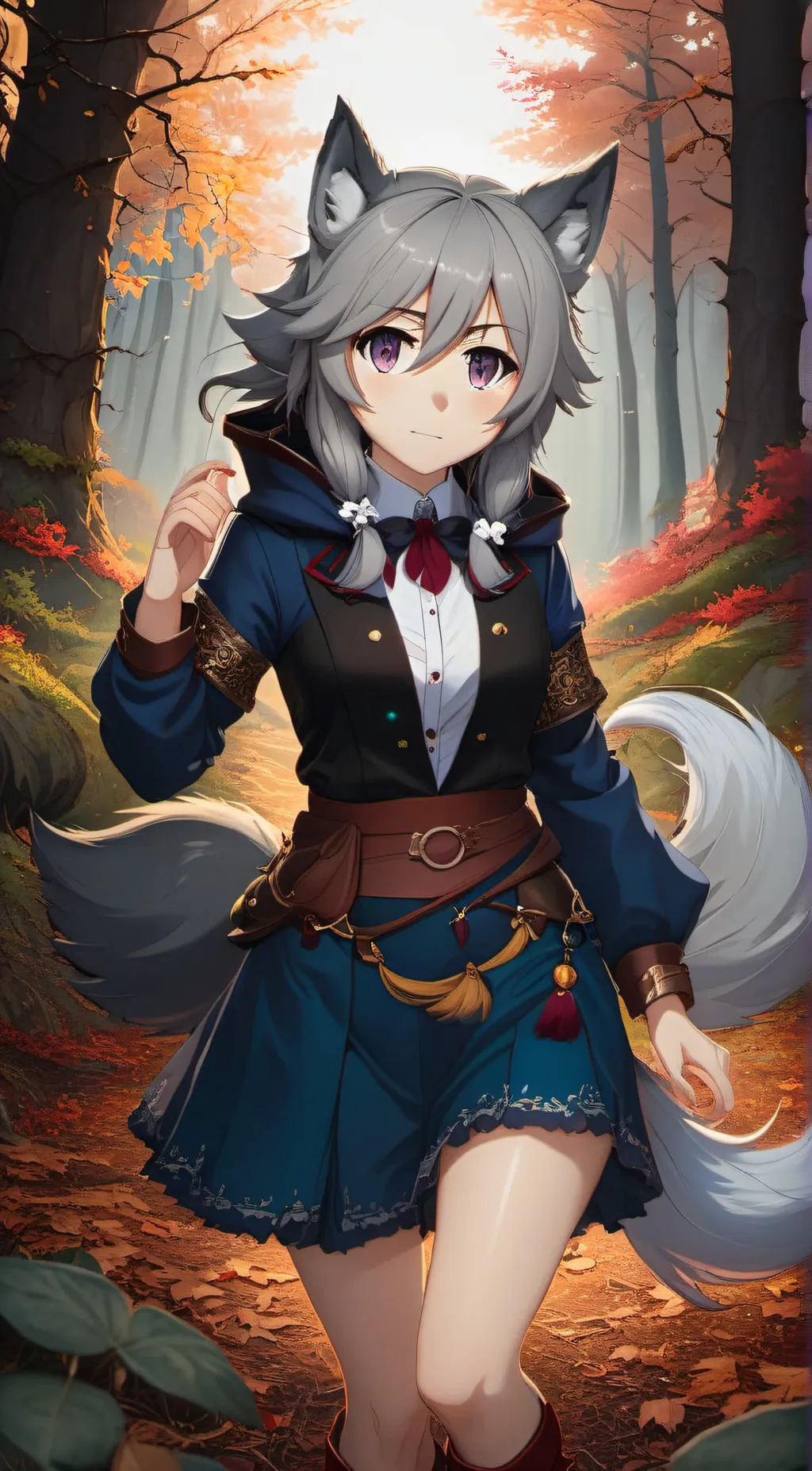 ai character: Meka  background