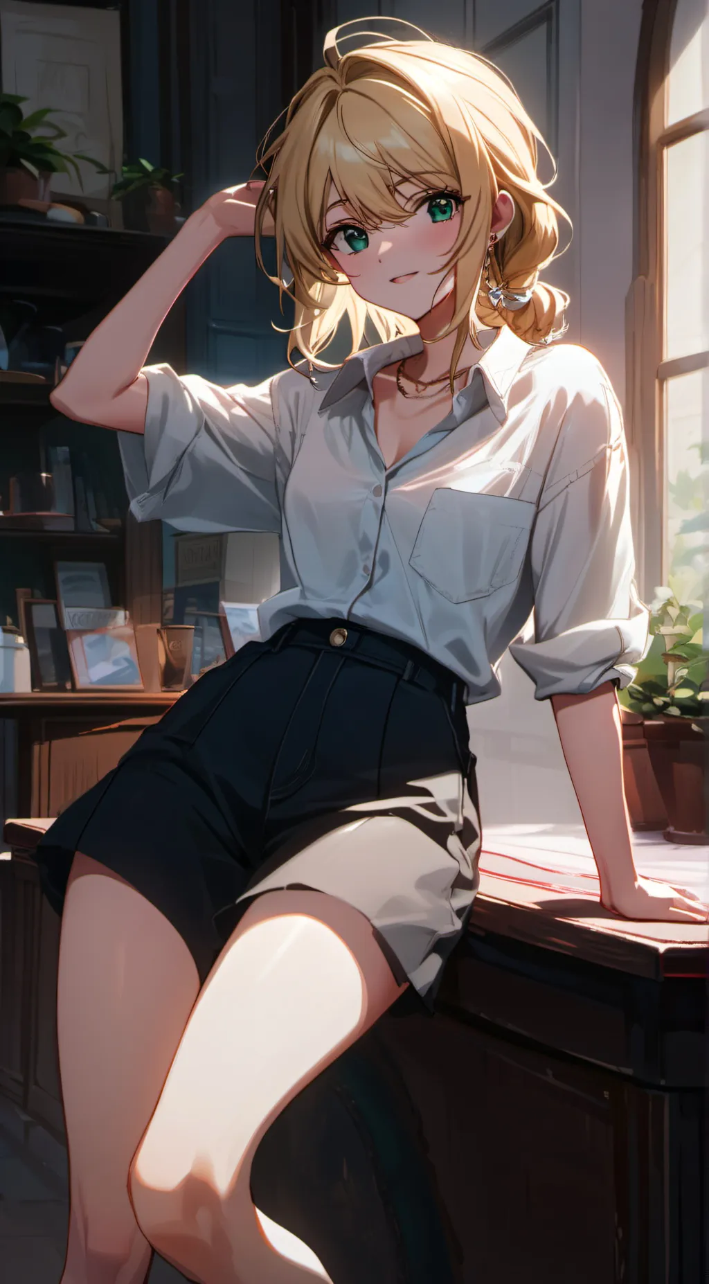 ai character: Emma  background