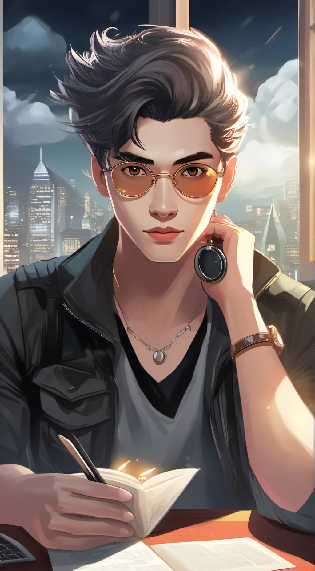 ai character: Isaac background