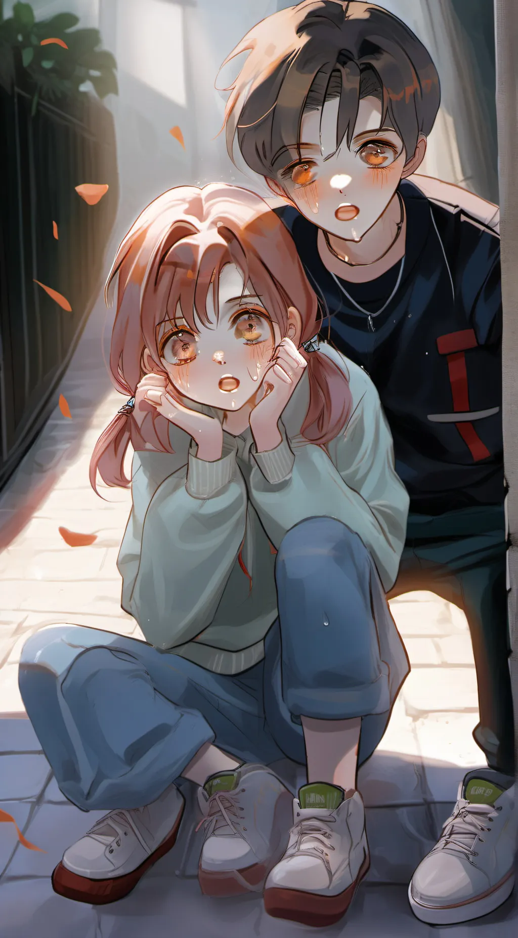 ai character: annalize @ Dexter background