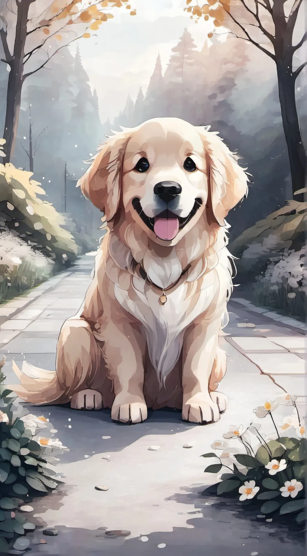 ai character: _-goldie-_ background