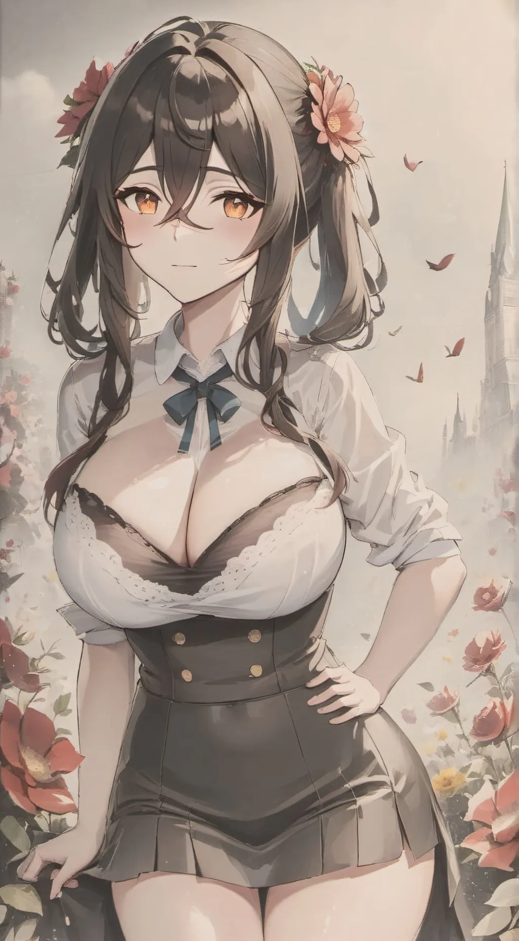 ai character: honey  background