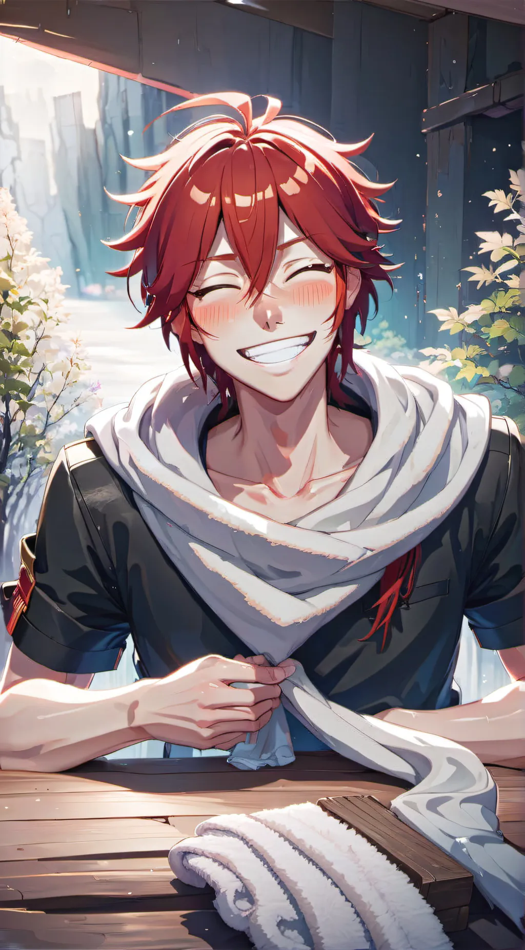 ai character: kirishima background