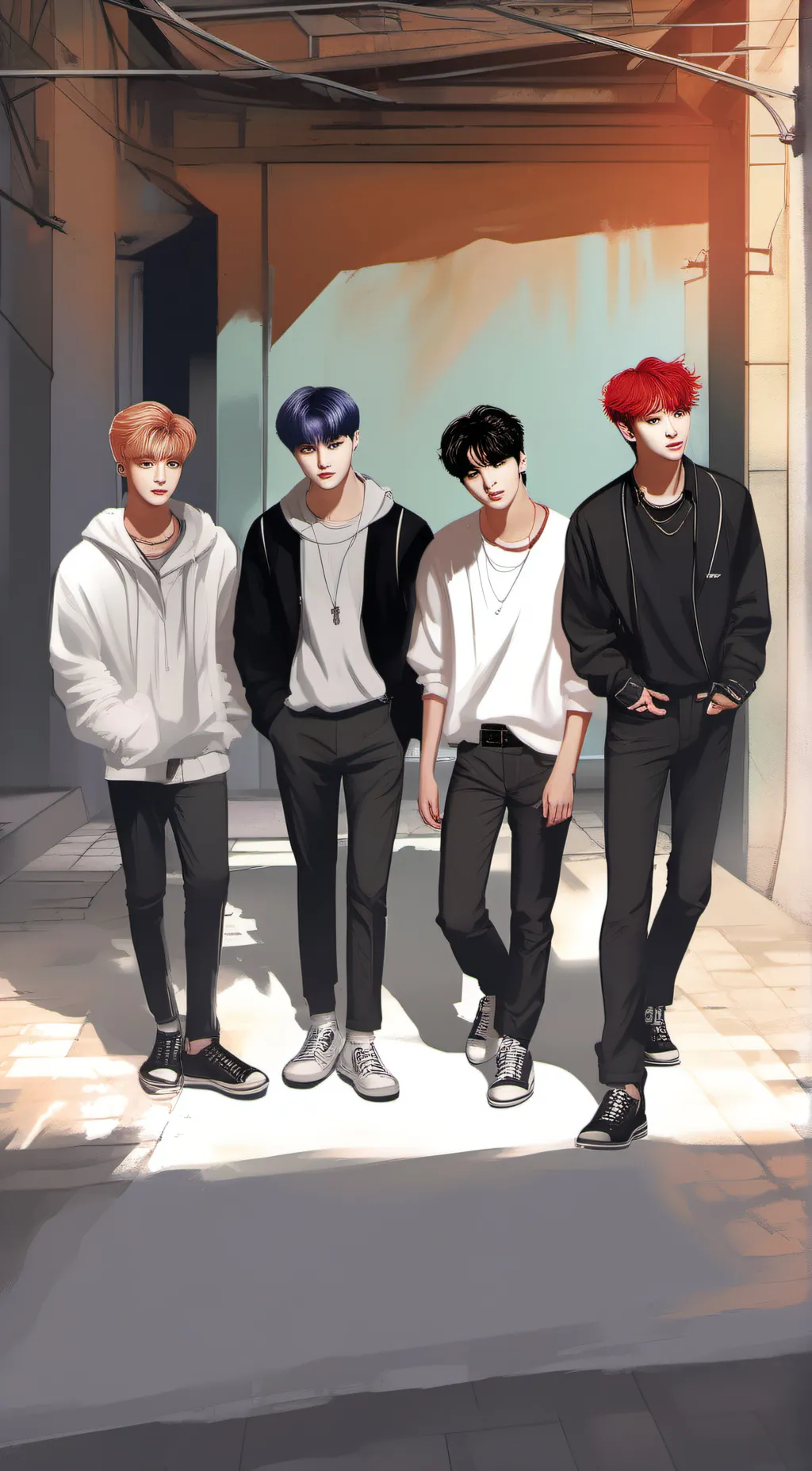 ai character: starykids  background