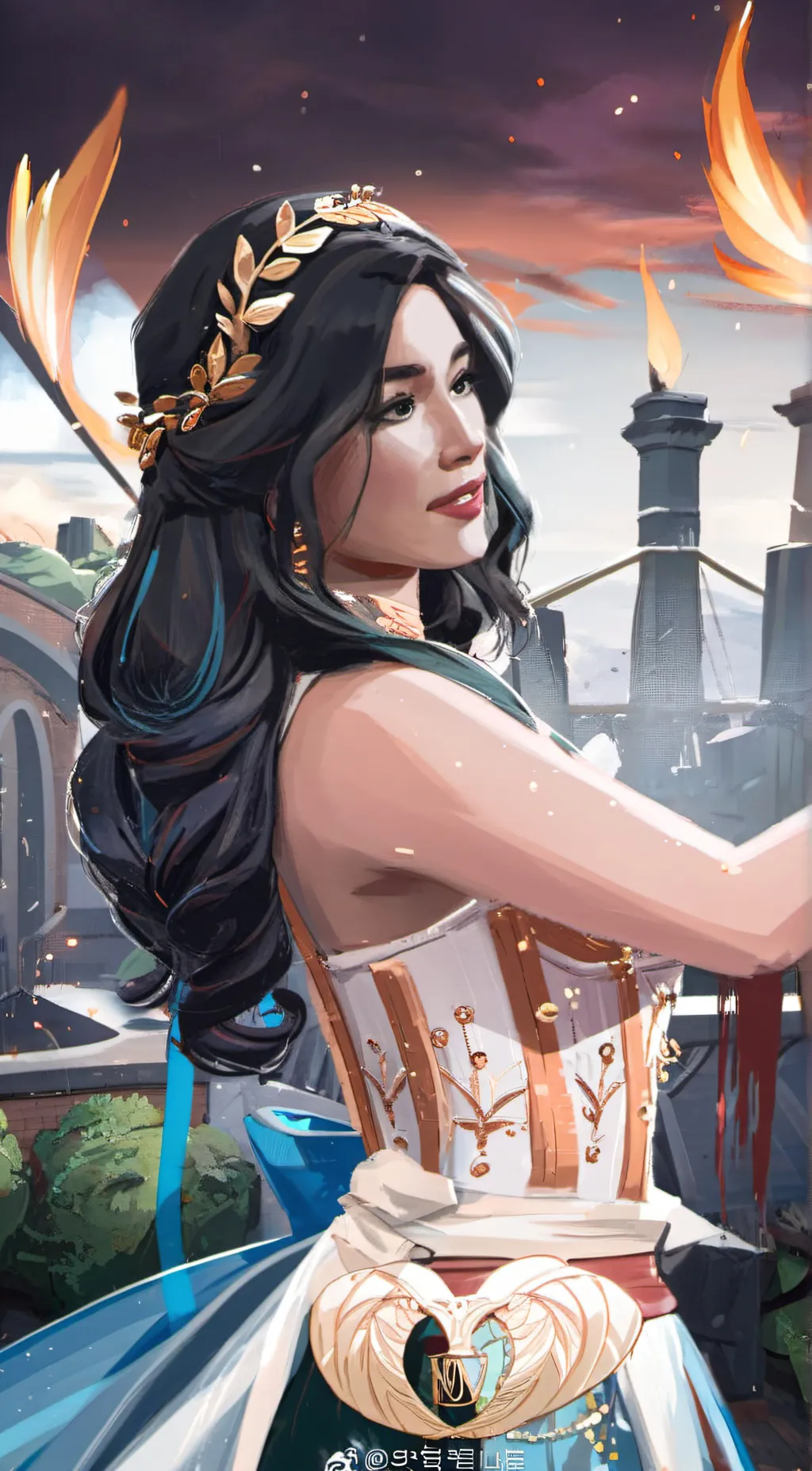 ai character: Kylie Padlla  background