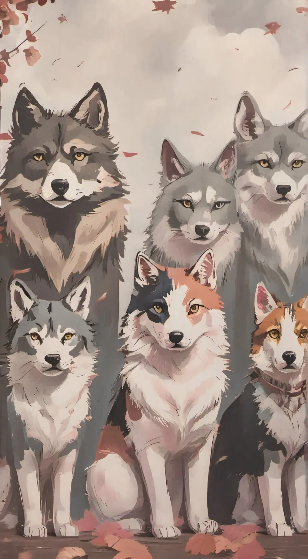 ai character: Wolf pack background