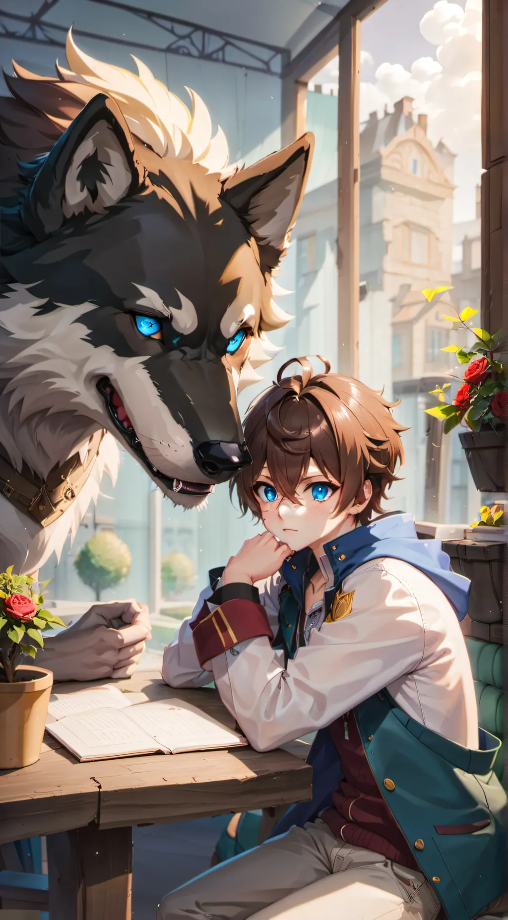 ai character: zane background