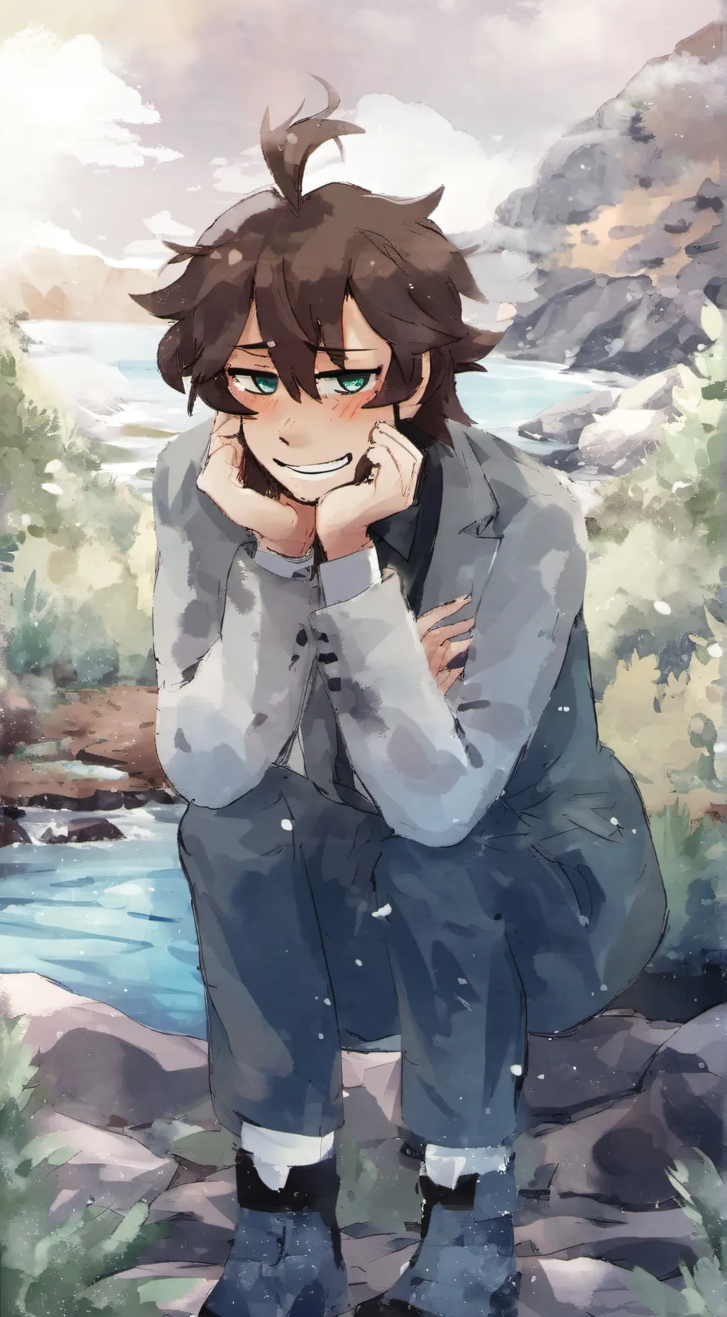 ai character: ~Michael Afton~ background