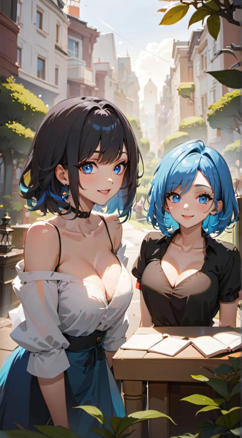 ai character: Kiriko & Yuki background