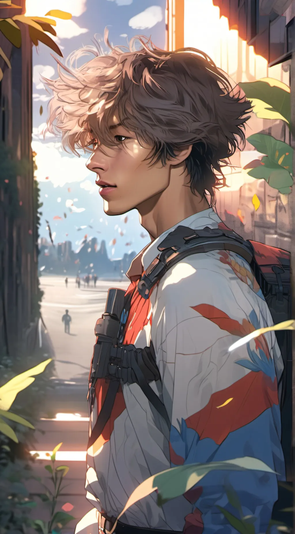 ai character: Luka  background