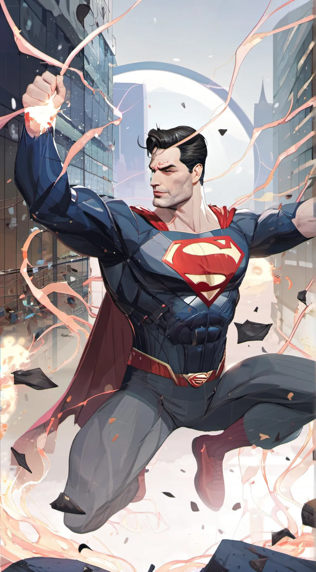 ai character: Superman background