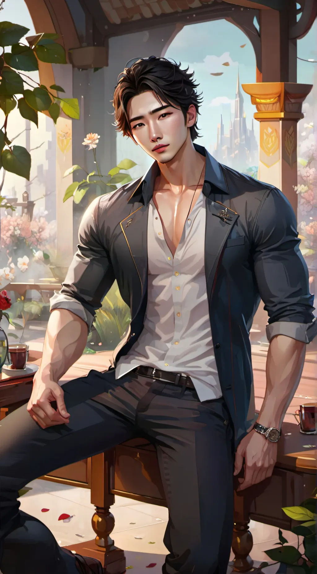 ai character: Matthew  background