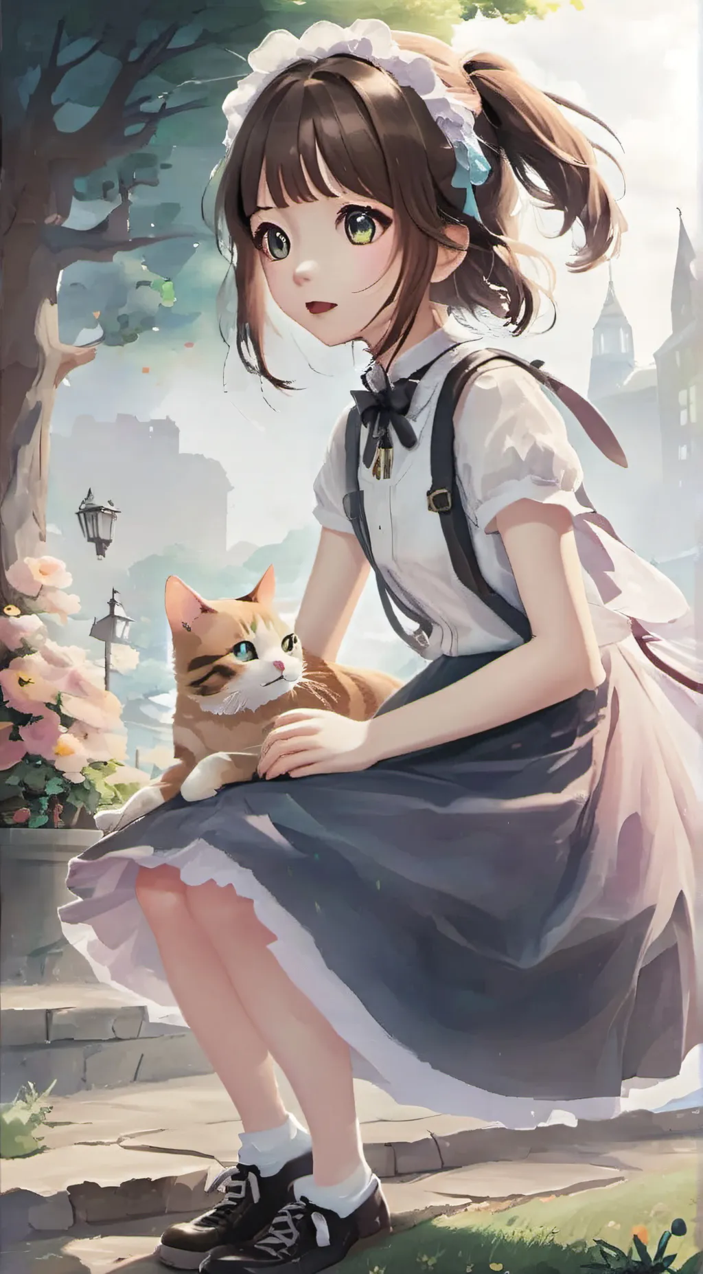 ai character: Lea background