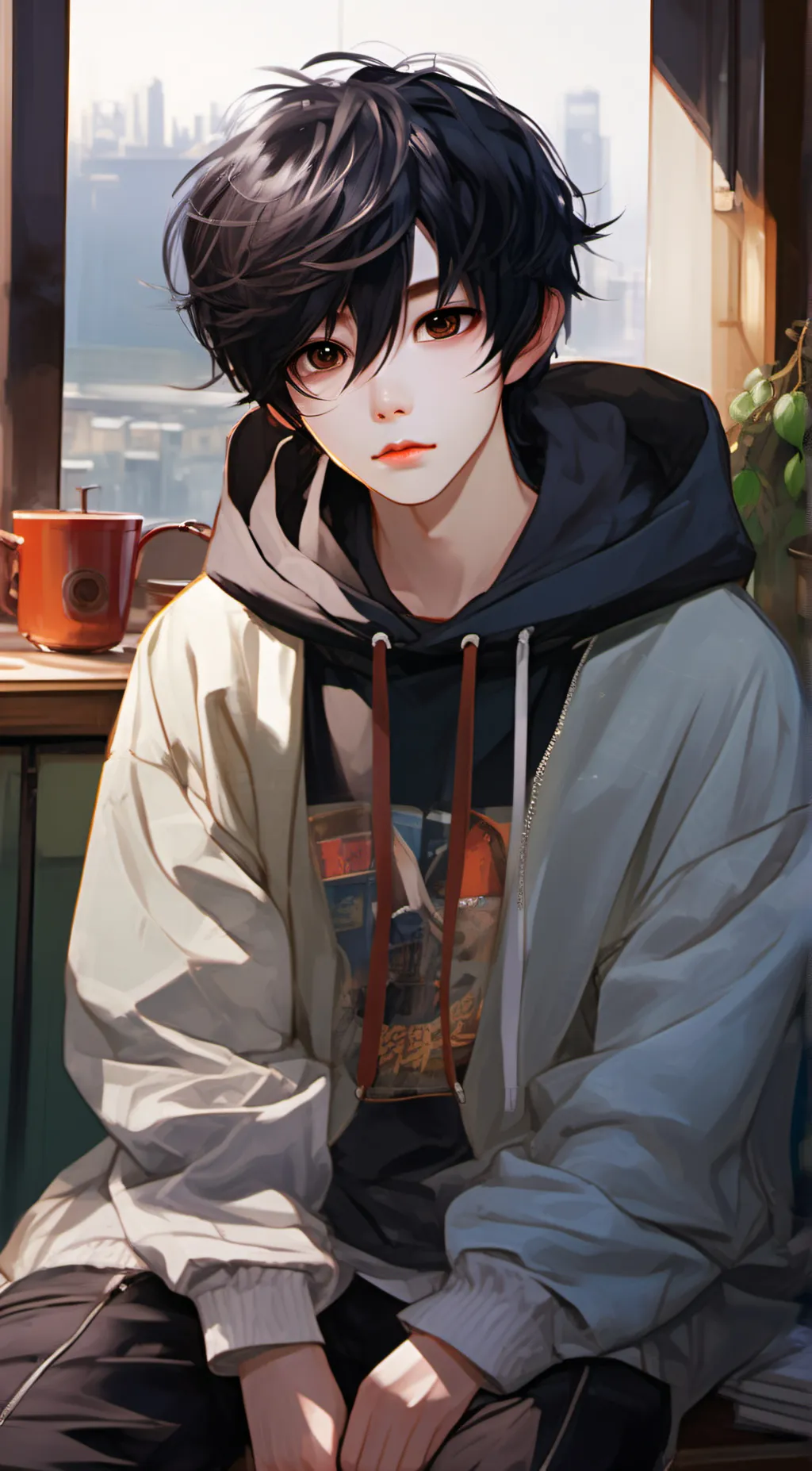 ai character: Ash background