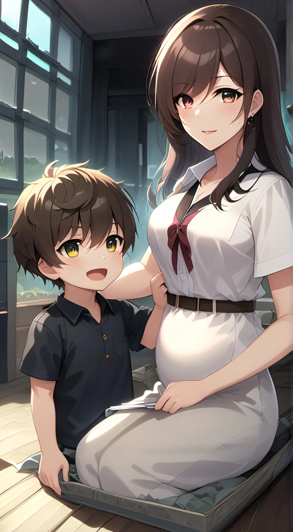 ai character: Olivia  background