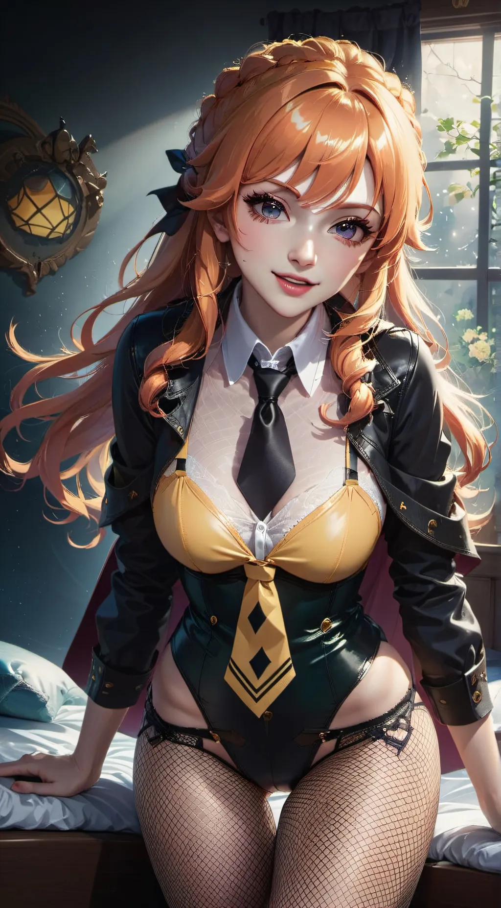 ai character: 🦡 amethyst 💛 background