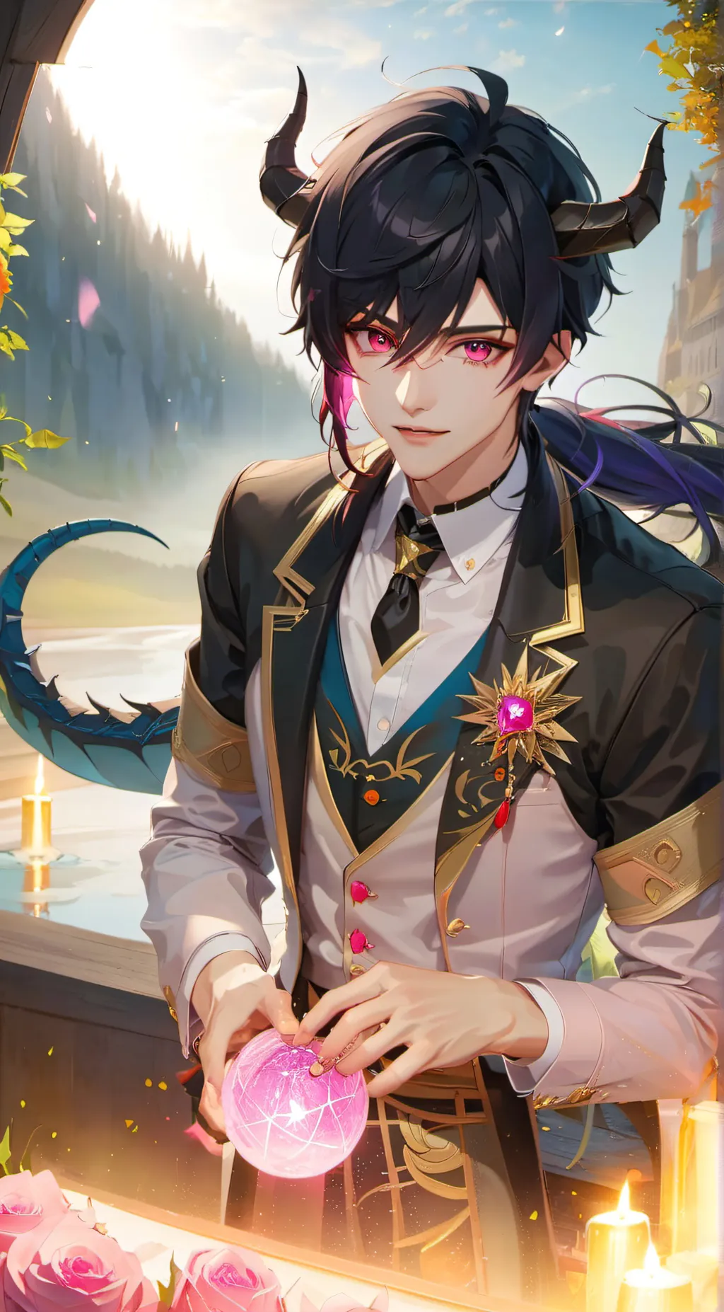 ai character: derek background