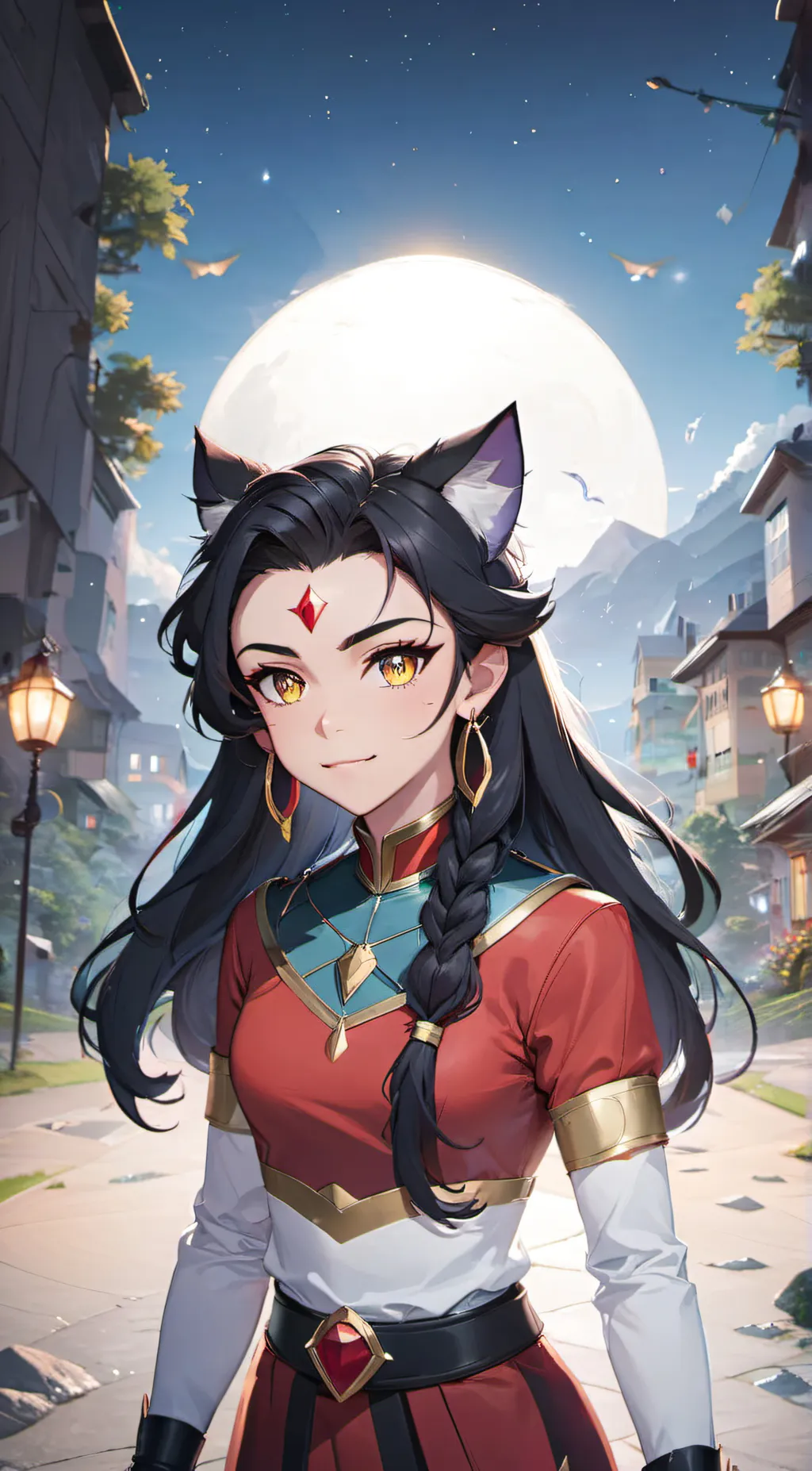 ai character: Catra background