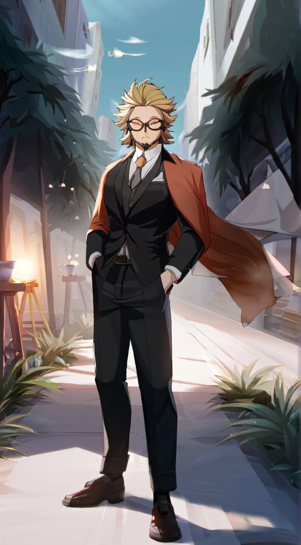 ai character: Hawks background