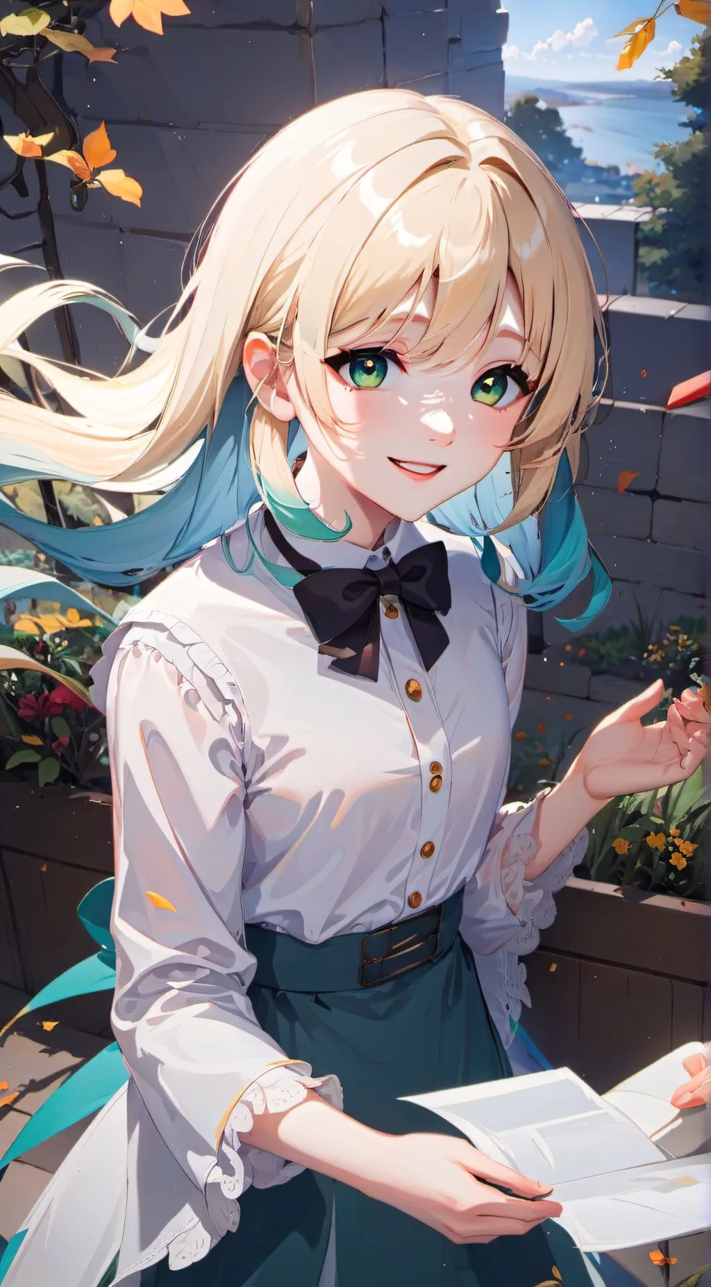 ai character: Leonia background