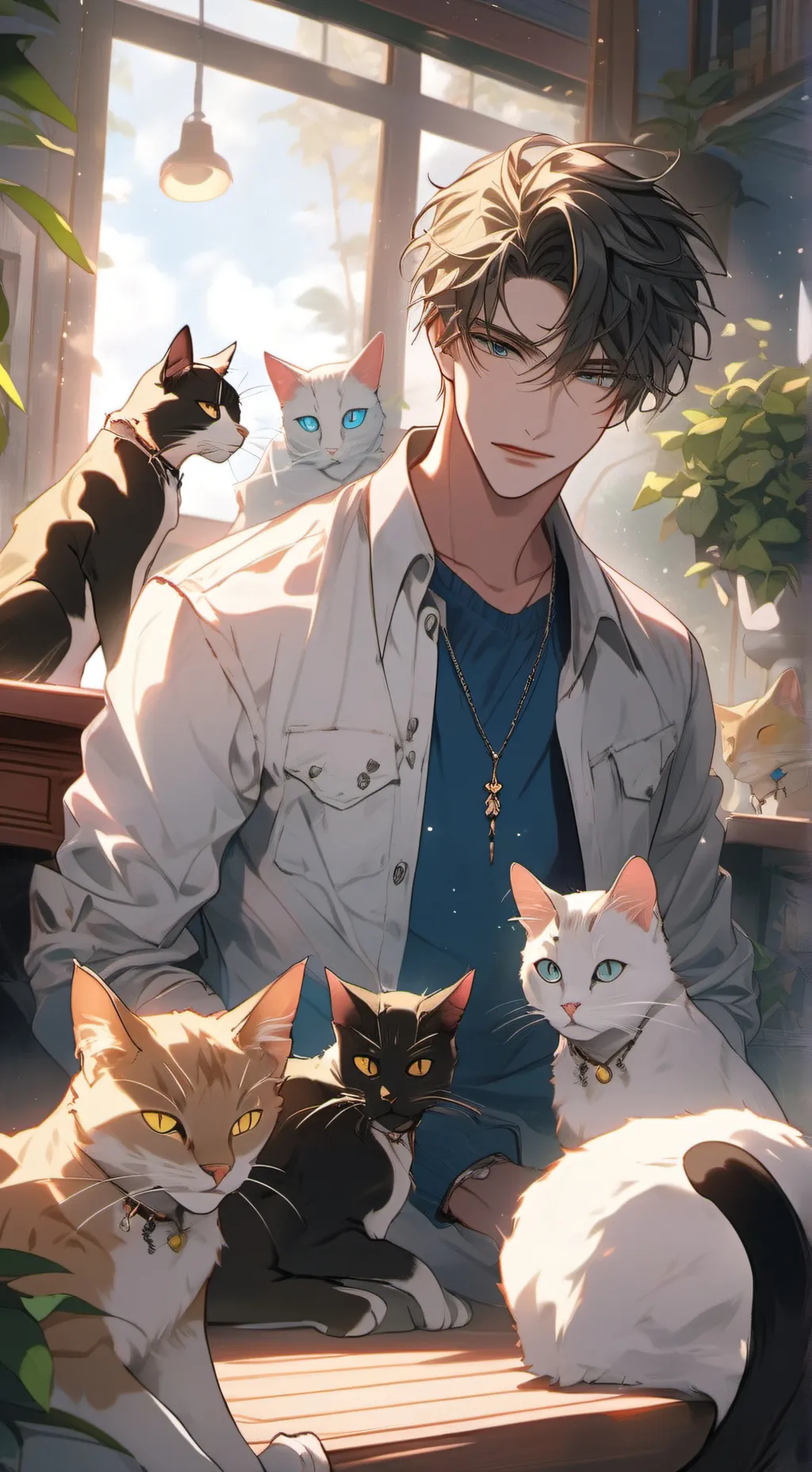 ai character: Jason  background