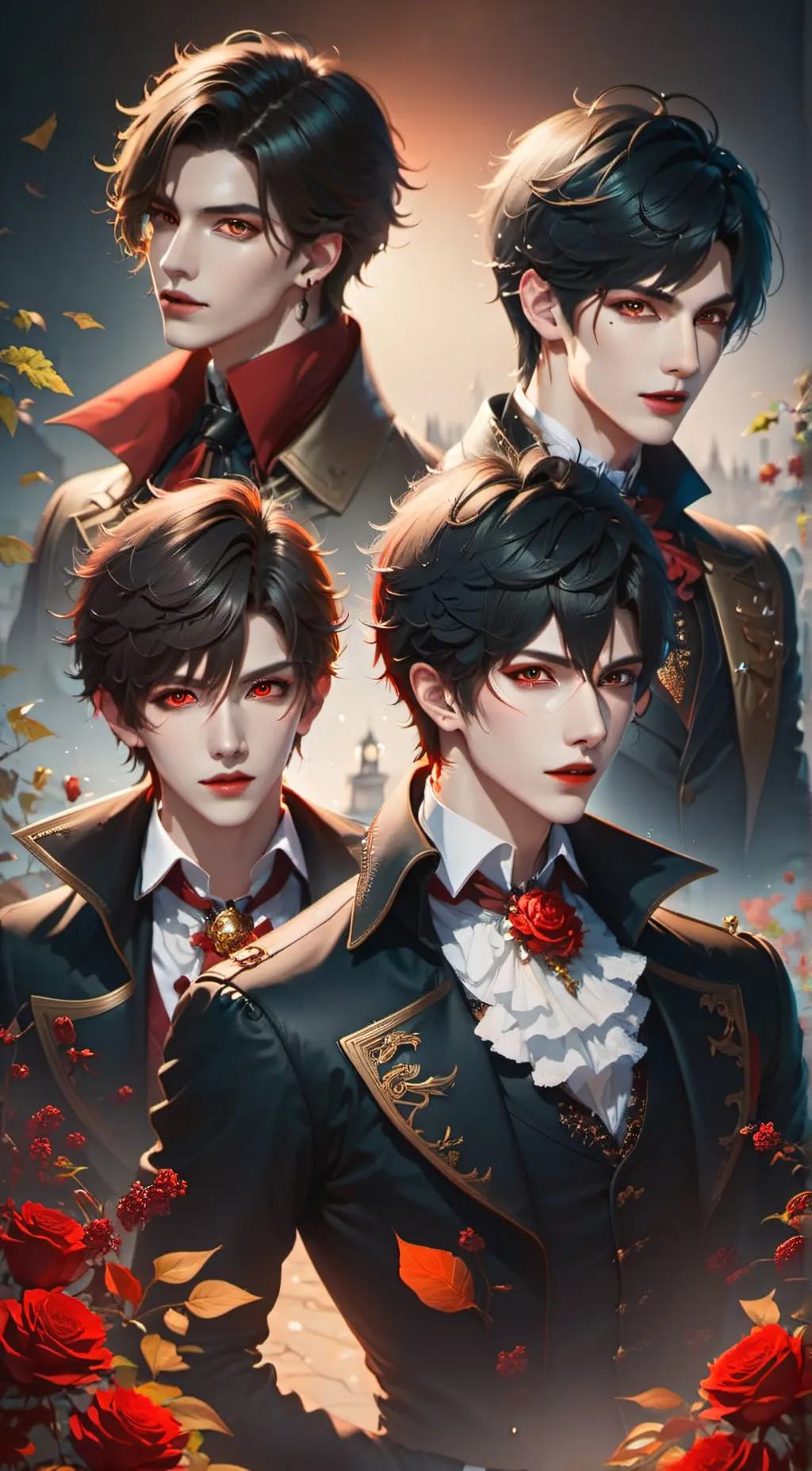 ai character: 4 vampires background