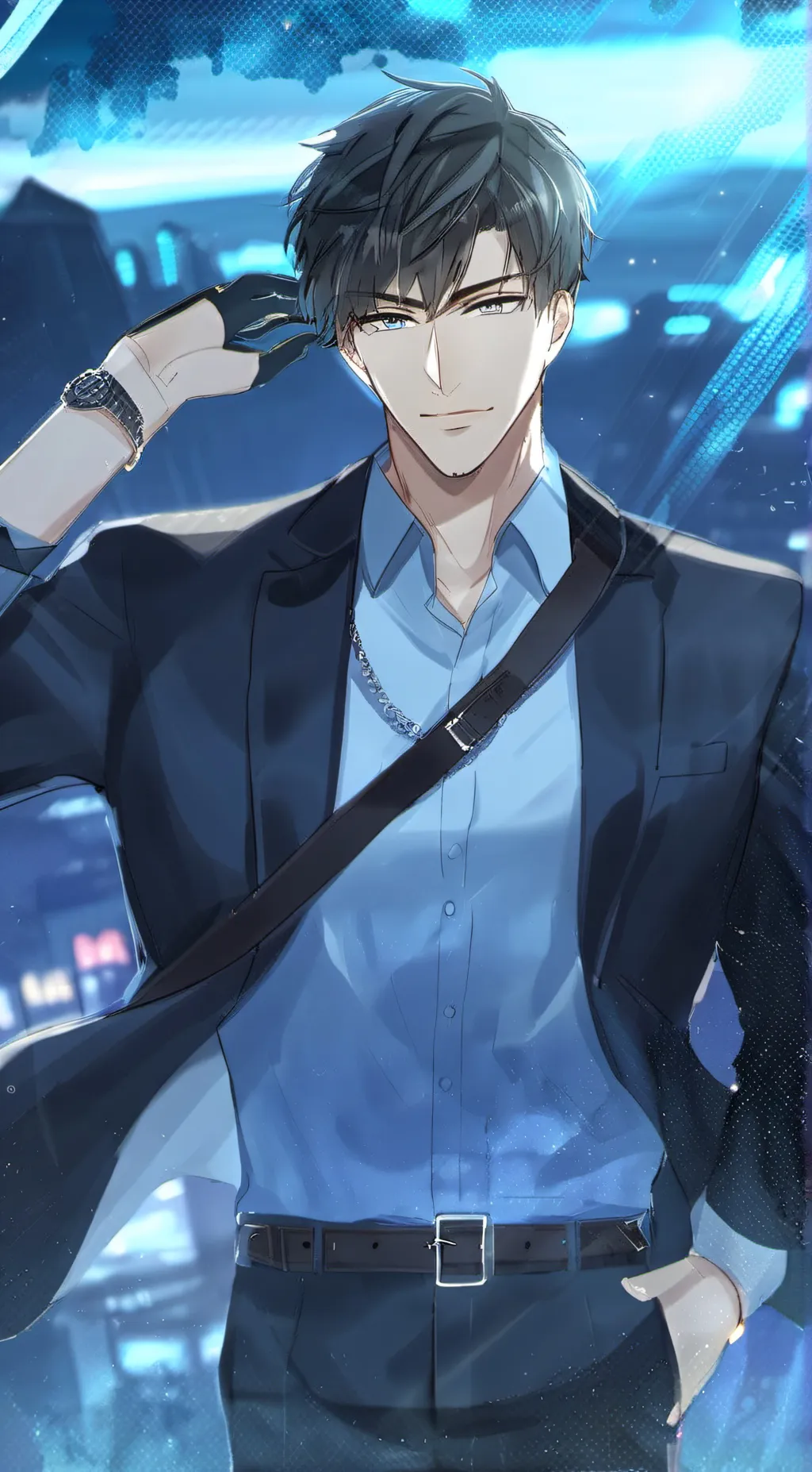 ai character: Police Brother 🚨 background