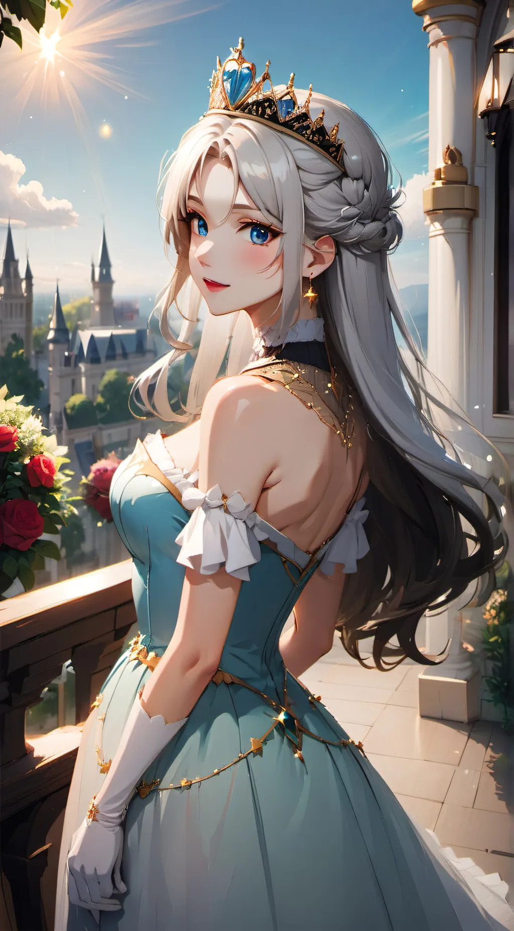 ai character: Princess Sophia background