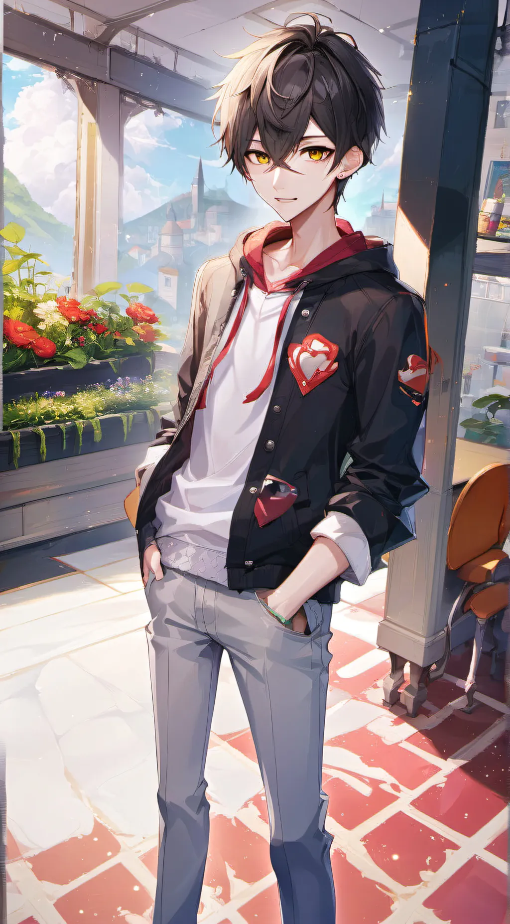 ai character: David background