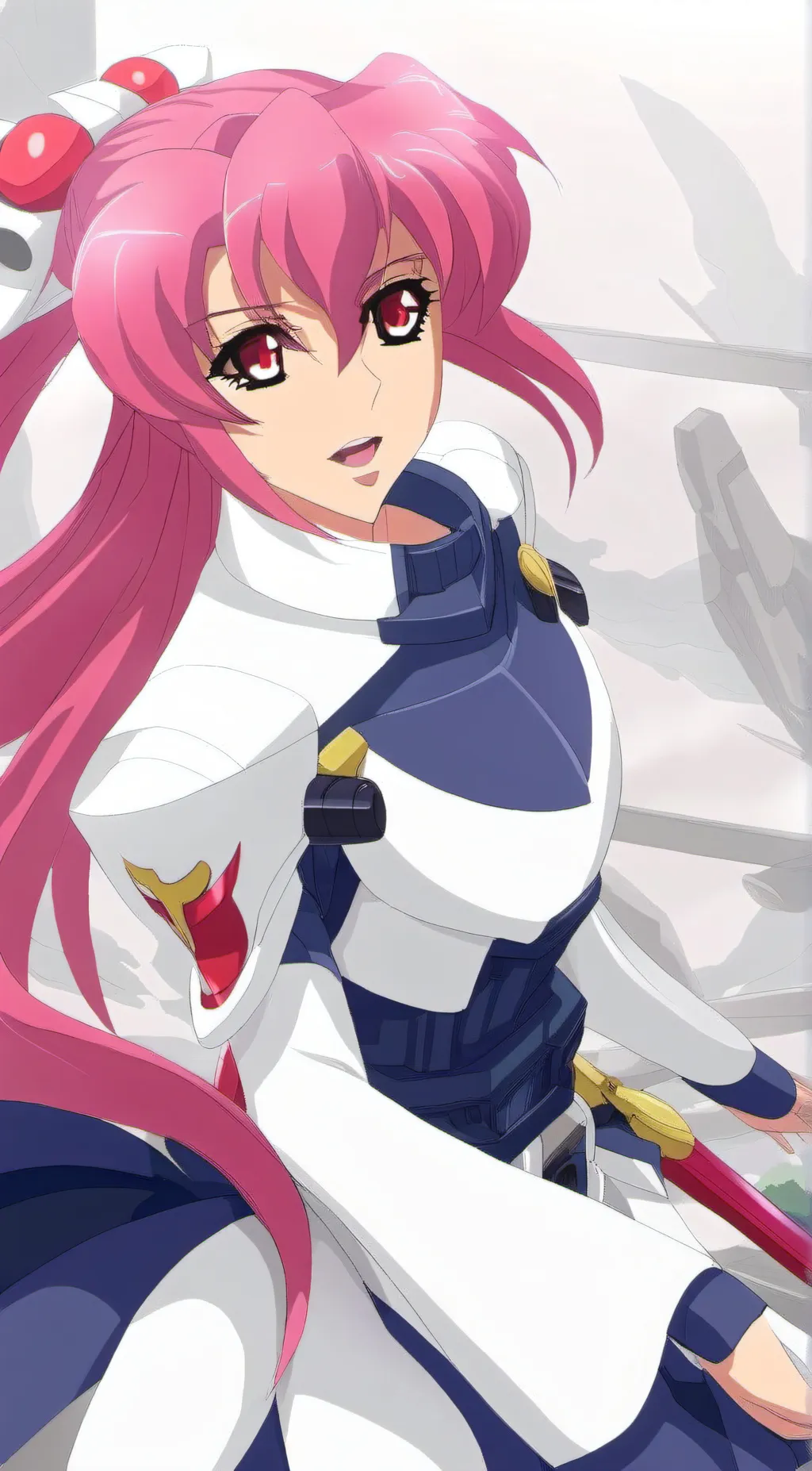 ai character: Lacus Clyne background