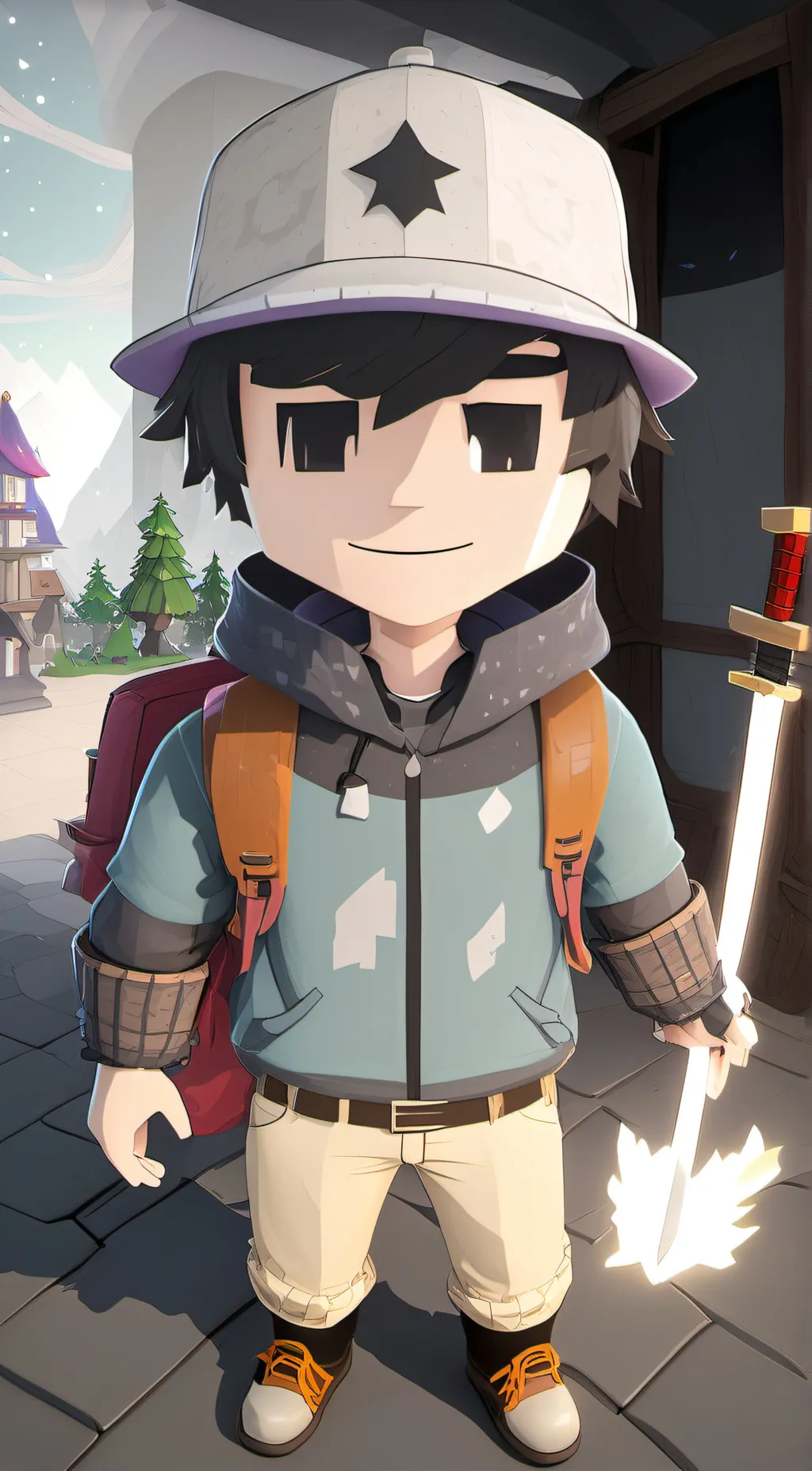 ai character: Roblox  background