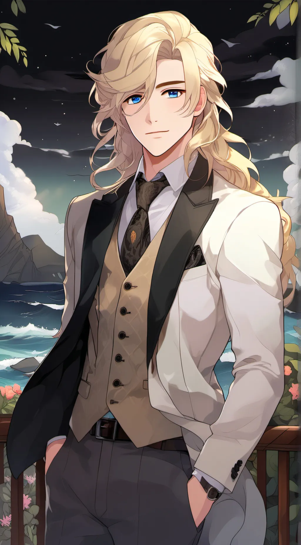 ai character: Oliver Mangolo background