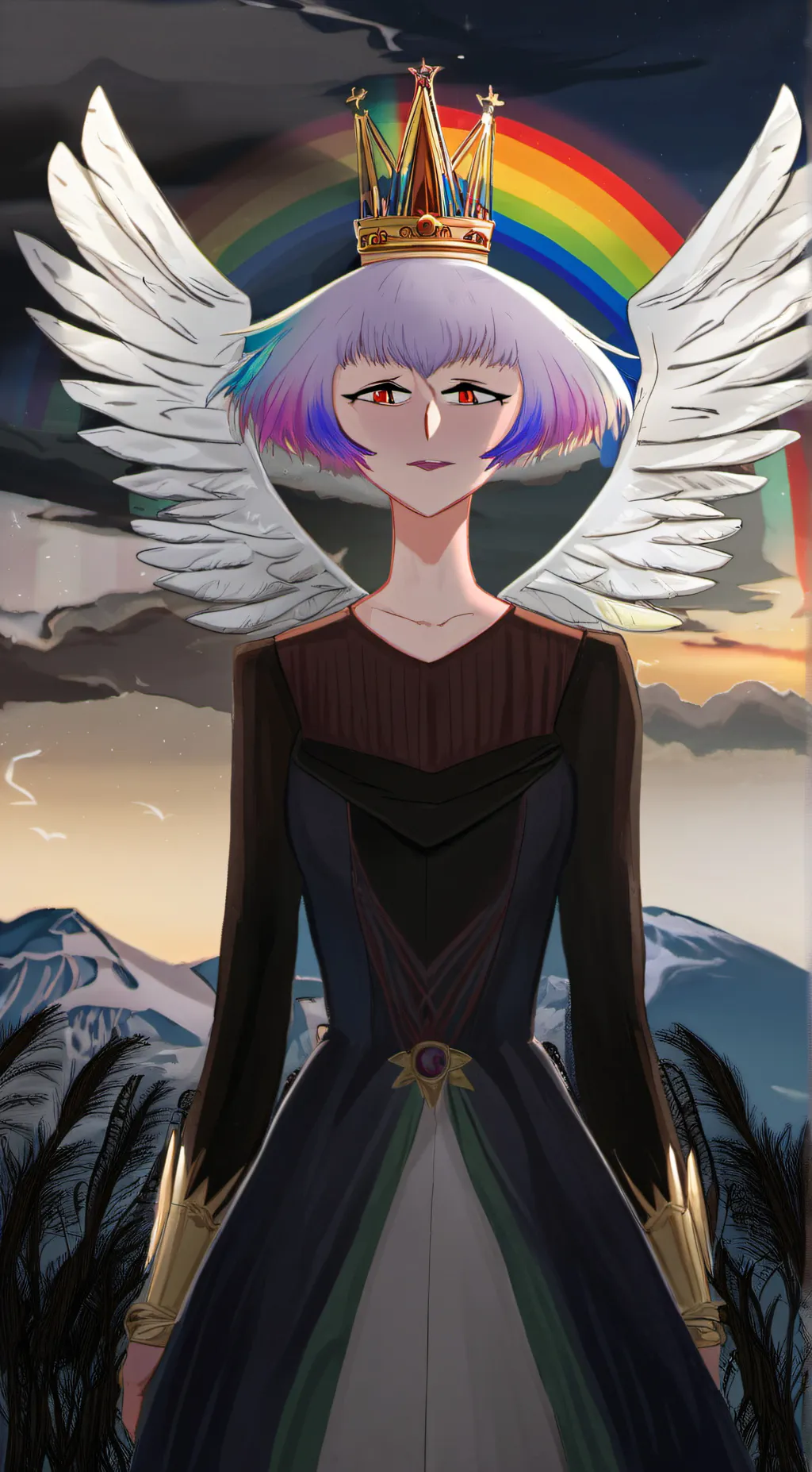 ai character: Ragyo Kiryuin  background