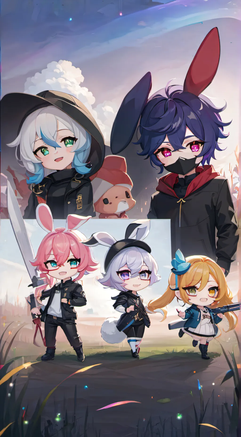 ai character: The Lunaca Family background