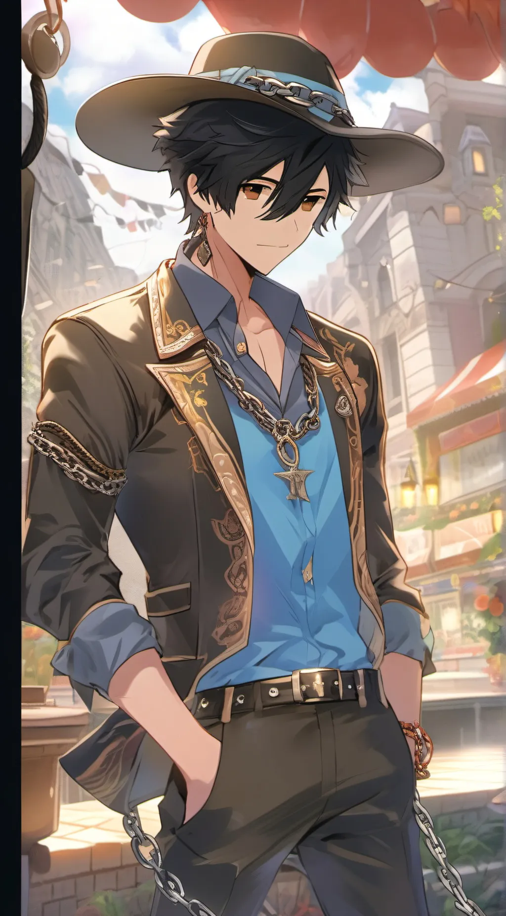 ai character: Chase  background