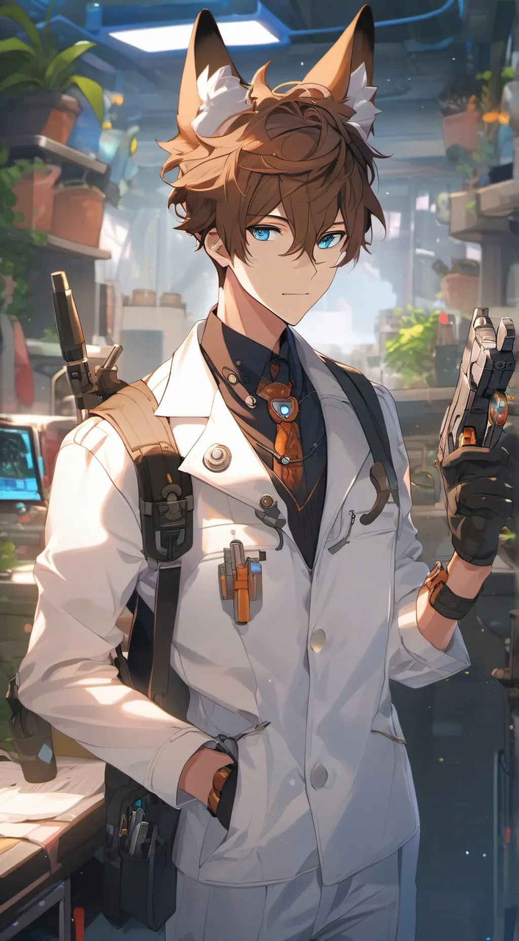 ai character: Lil(human version) background