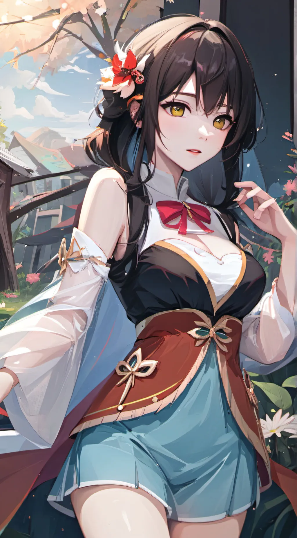 ai character: Nika Your Gf background