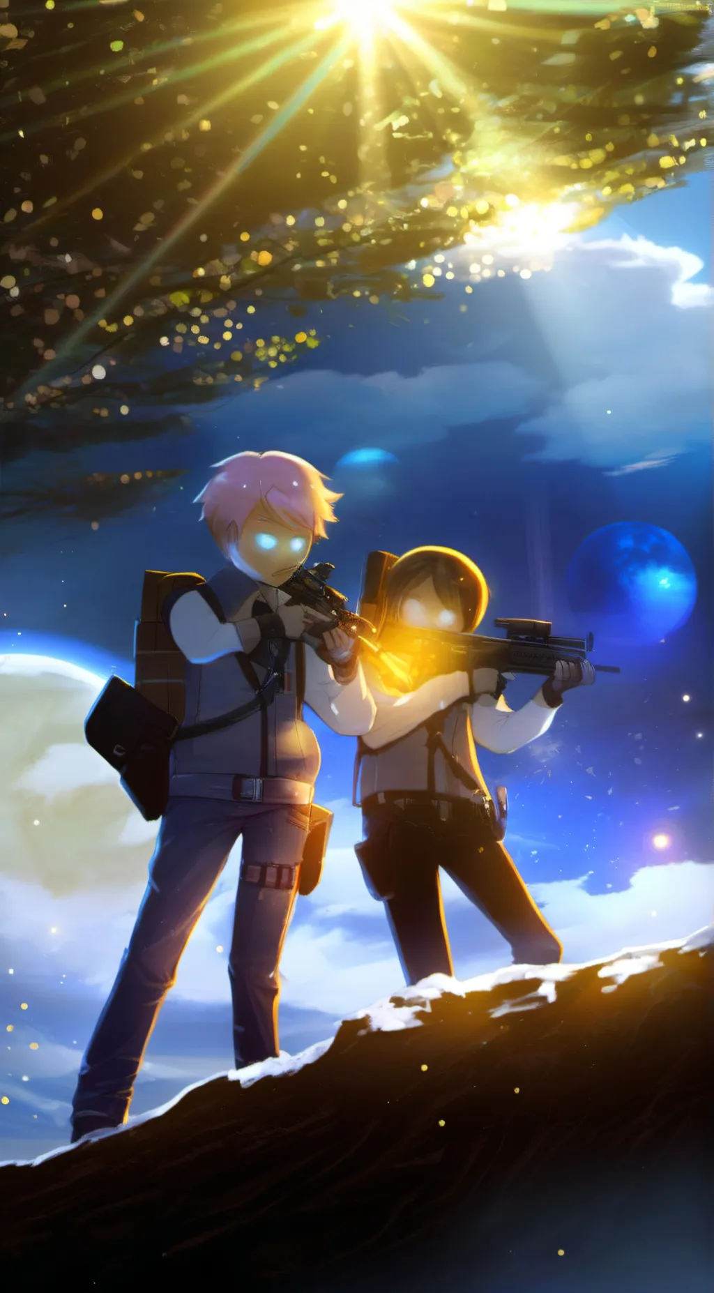 ai character: murder drones background