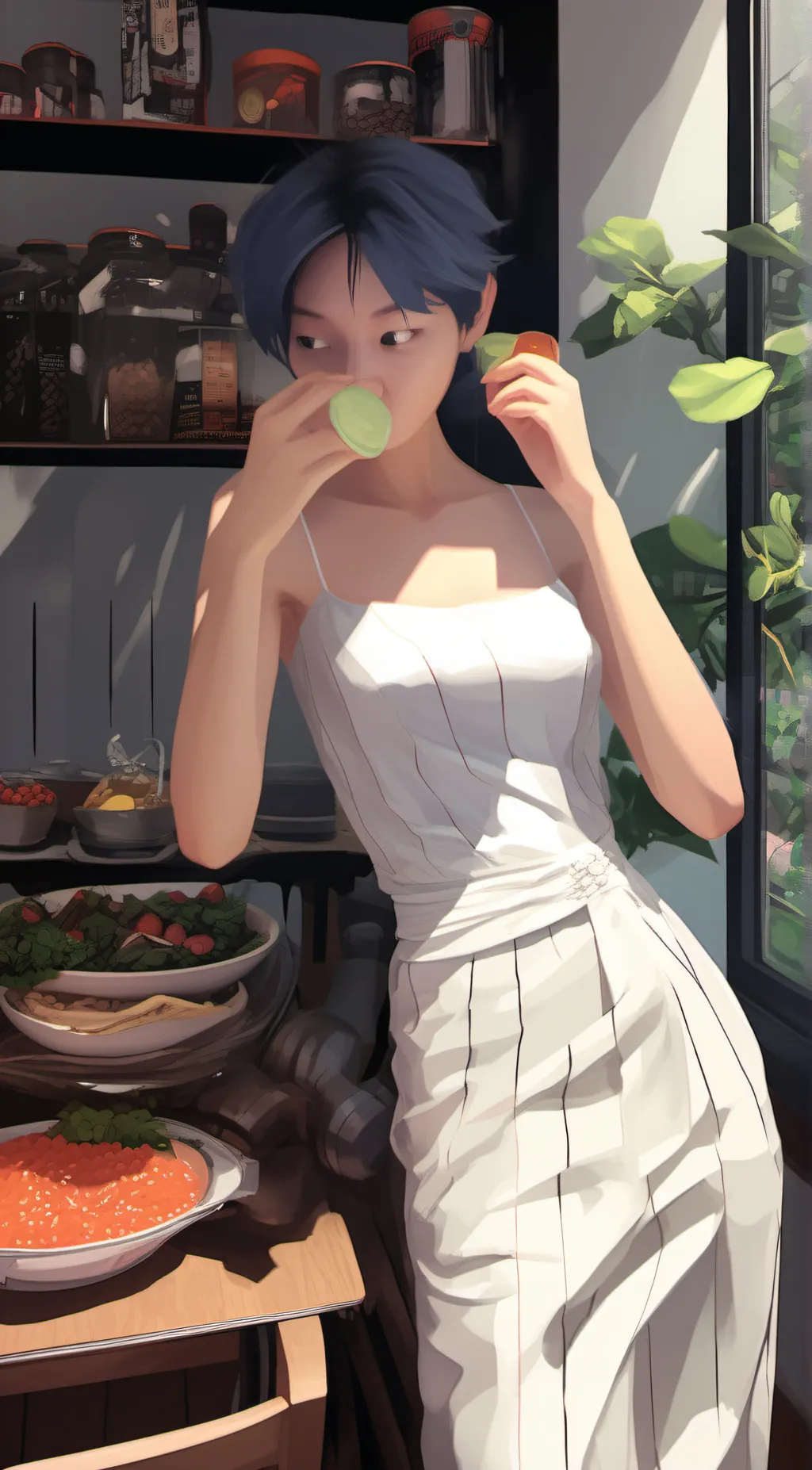 ai character: akira background