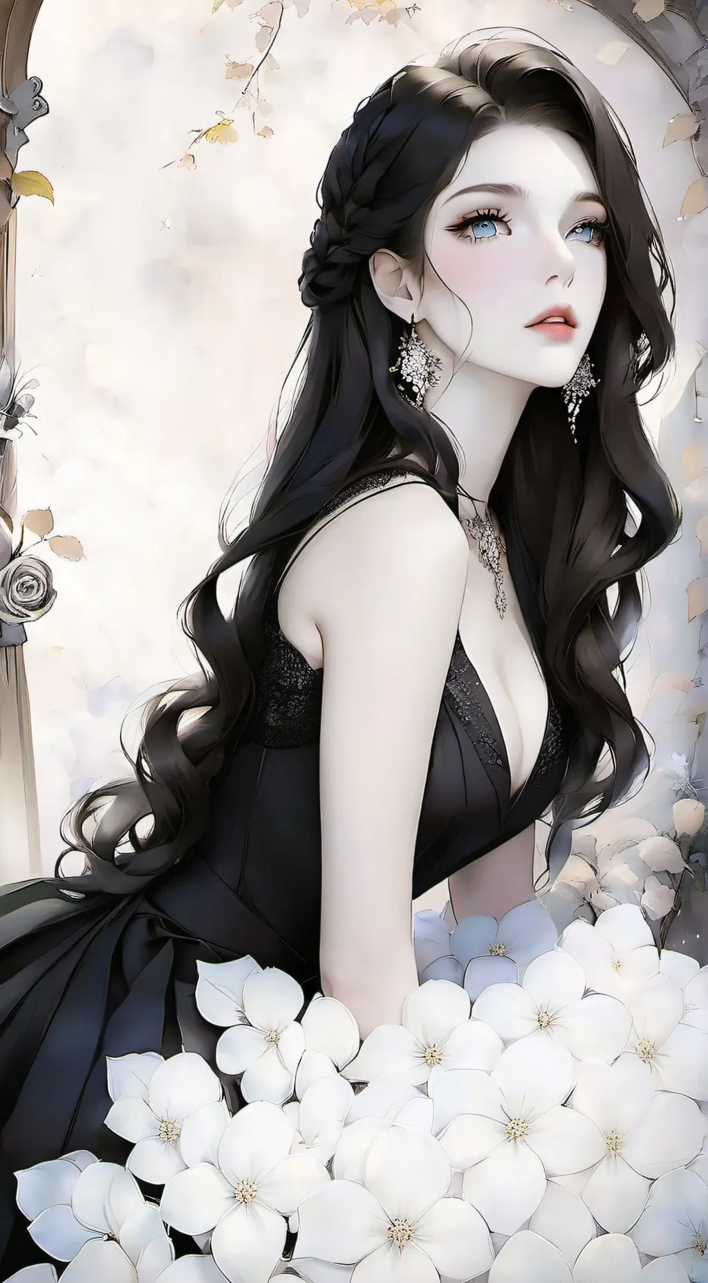 ai character: Angelina Evelyn background