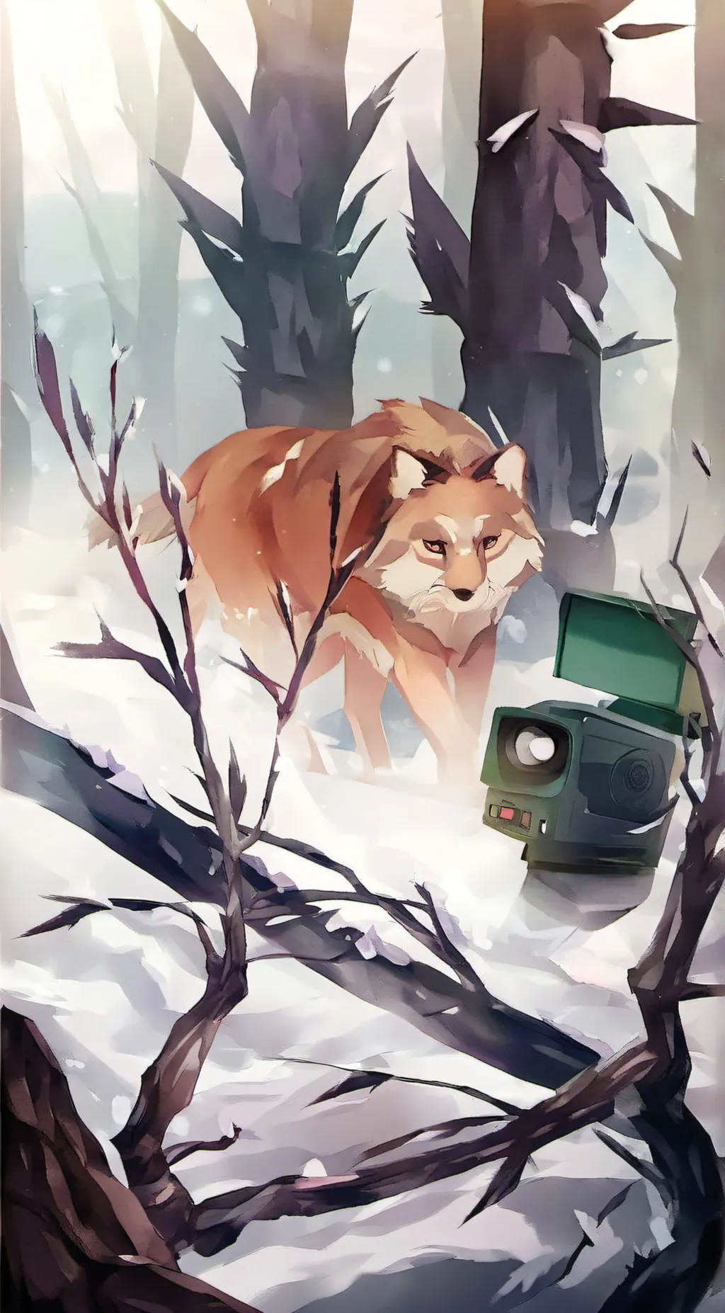 ai character: heaven says background