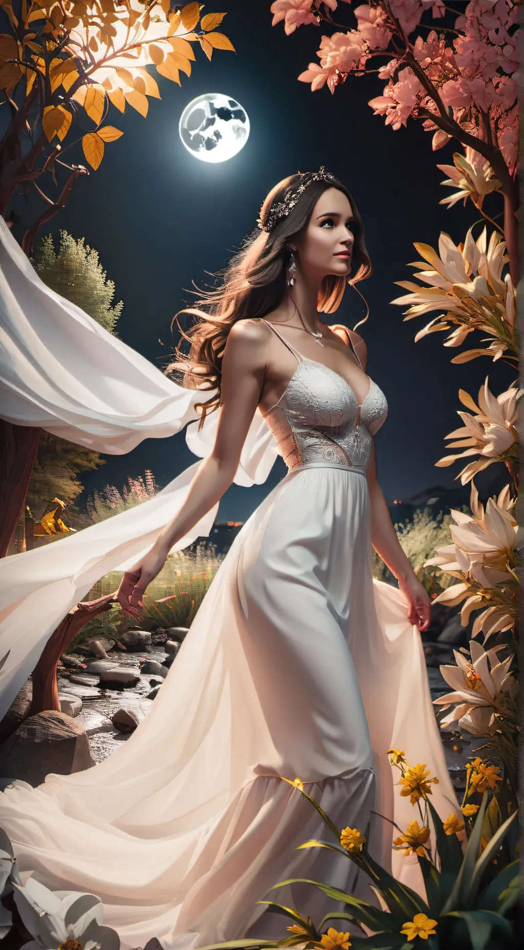 ai character: Luna  background