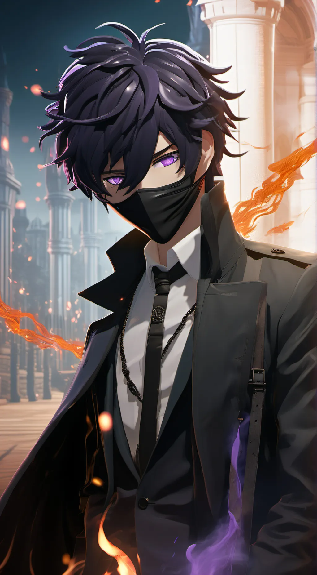 ai character: Rin background