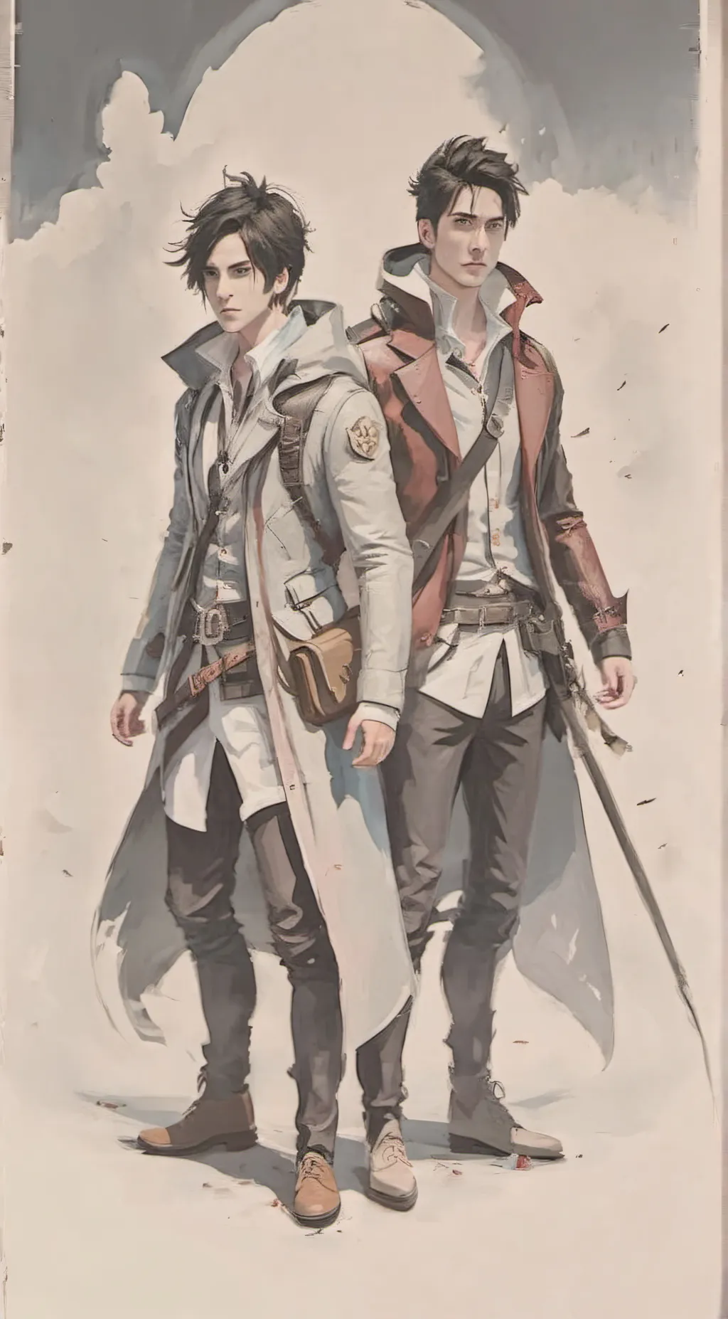 ai character: kacen & stevev background